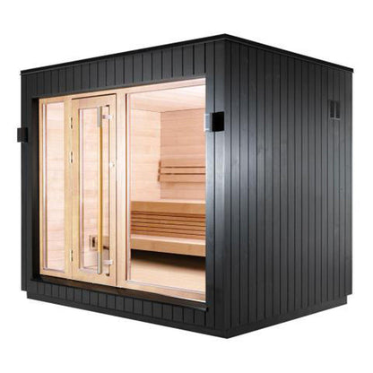 SaunaLife Garden Series Model G7S Pre-Assembled Outdoor Home Sauna (Up to 6 Persons)
