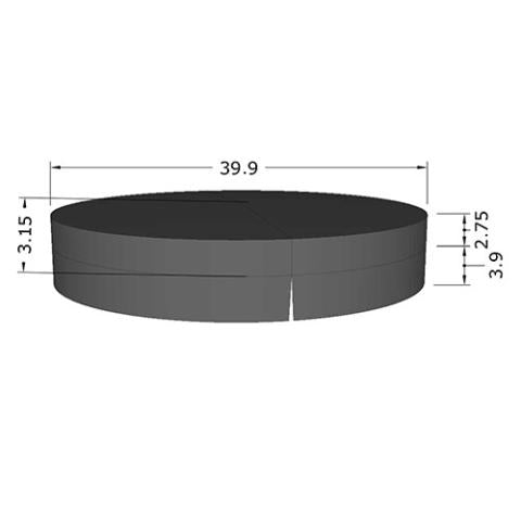 SaunaLife Insulated Cover for SaunaLife S1 Series Hot/Cold Plunge Tubs