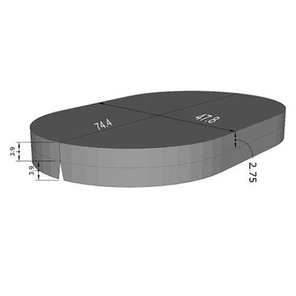 SaunaLife Insulated Cover for SaunaLife S2 Series Hot/Cold Plunge Tubs
