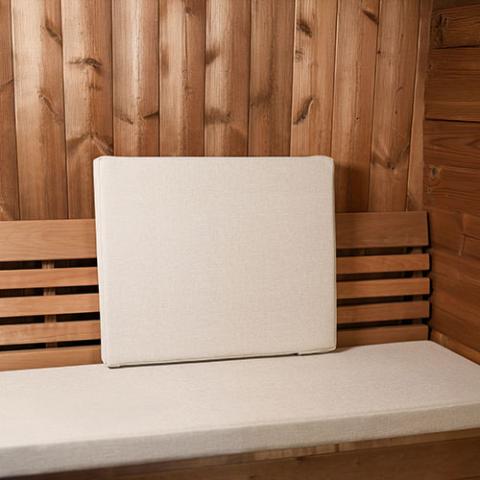 SaunaLife PROSAUNAS 22" x 18" Stain-Resistant Fabric Sauna Cushion