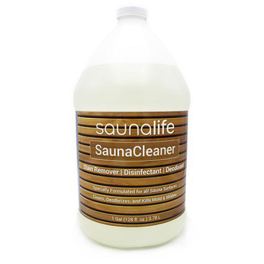 SaunaLife Sauna Wood Cleaner, Disinfectant and Deodorizer (1 Gallon)