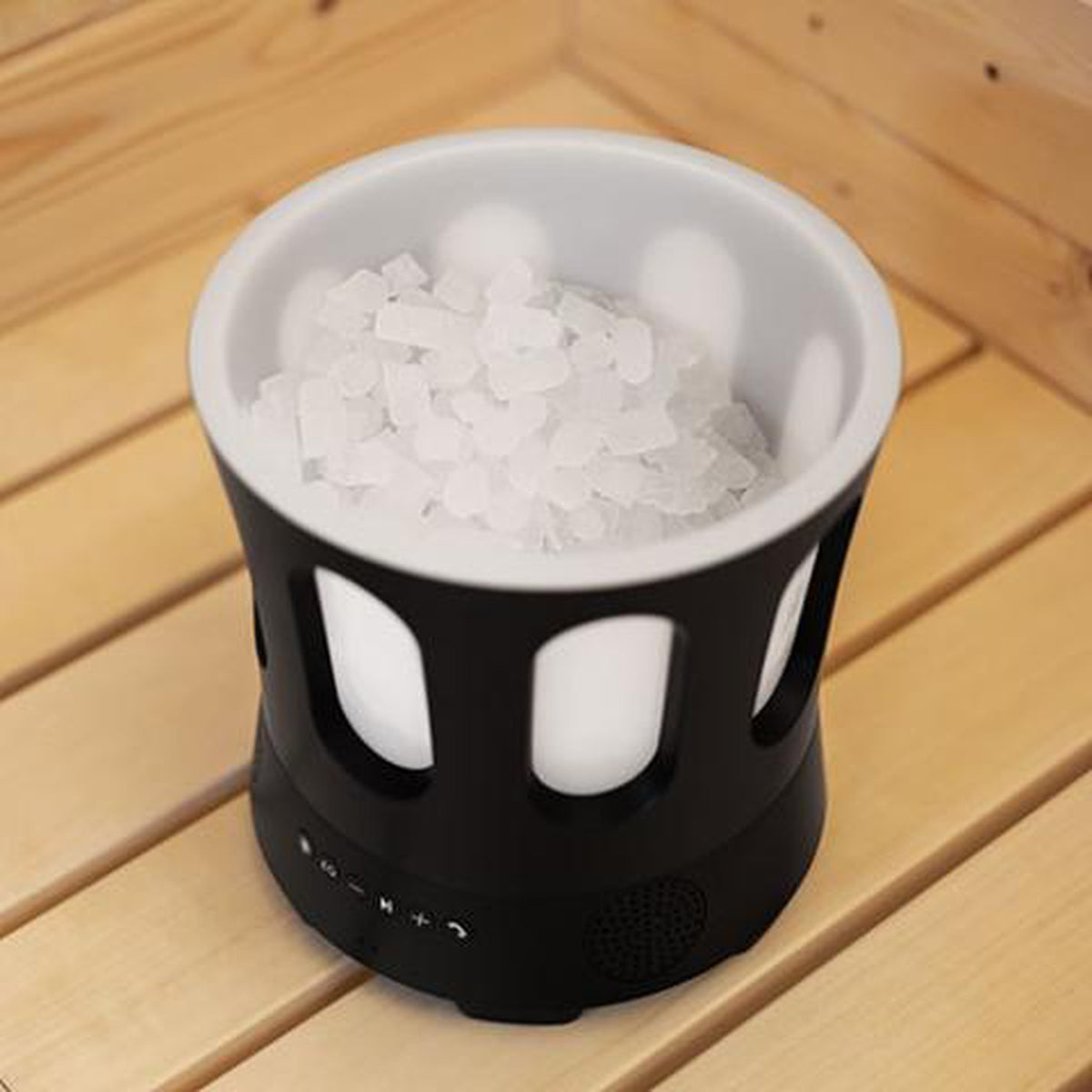 SaunaLife SaunaZone Bluetooth Speaker, Sauna Bucket, With Lights