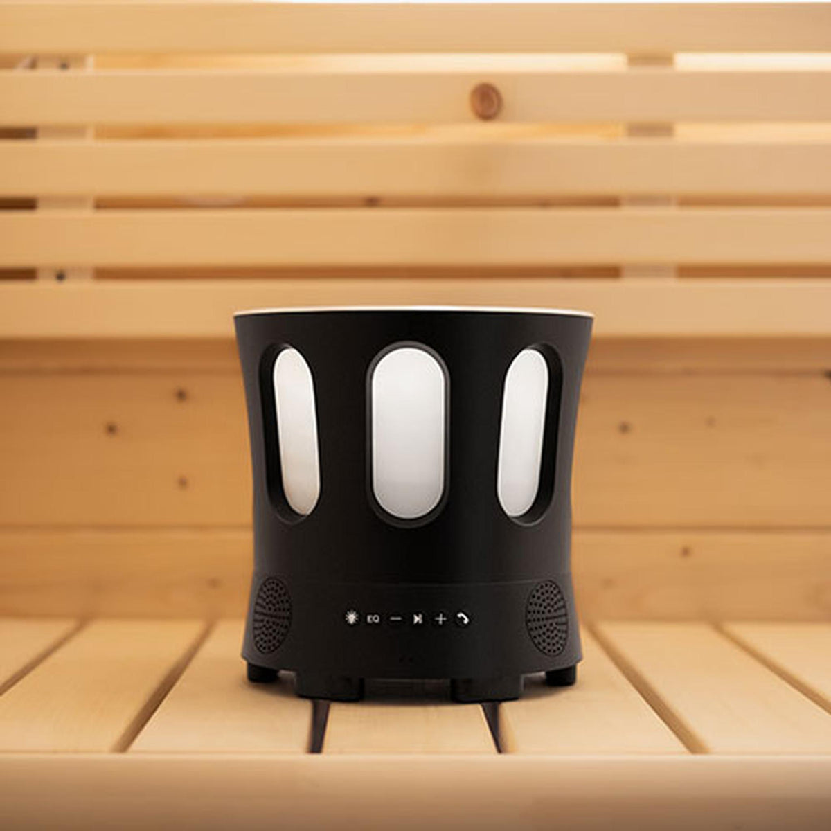 SaunaLife SaunaZone Bluetooth Speaker, Sauna Bucket, With Lights
