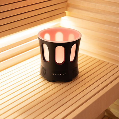 SaunaLife SaunaZone Bluetooth Speaker, Sauna Bucket, With Lights