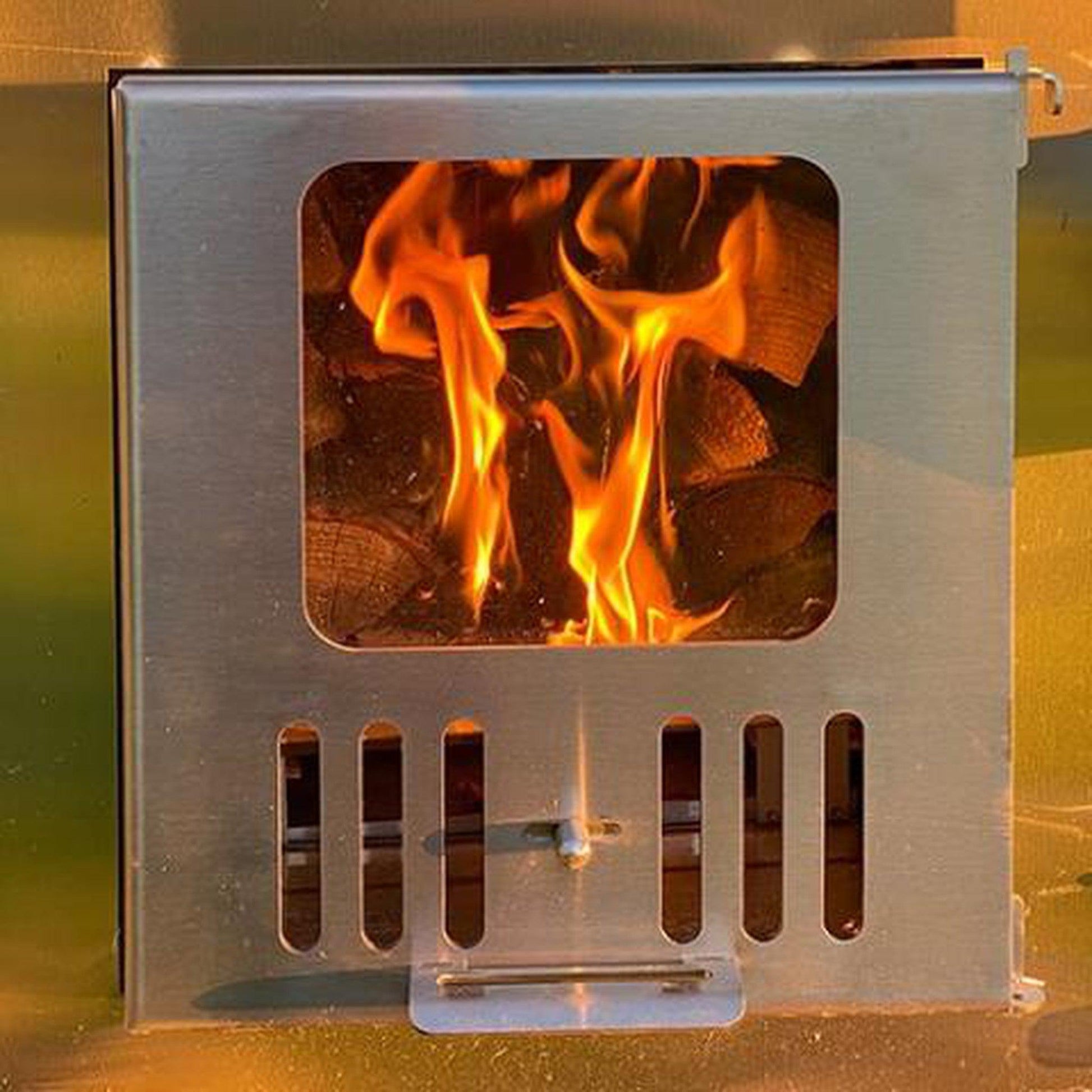 SaunaLife Soak-Series Home Model S4N Wood-Burning Hot Tub Natural (Up to 6 Persons)