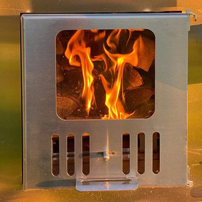 SaunaLife Soak-Series Home Model S4N Wood-Burning Hot Tub Natural (Up to 6 Persons)