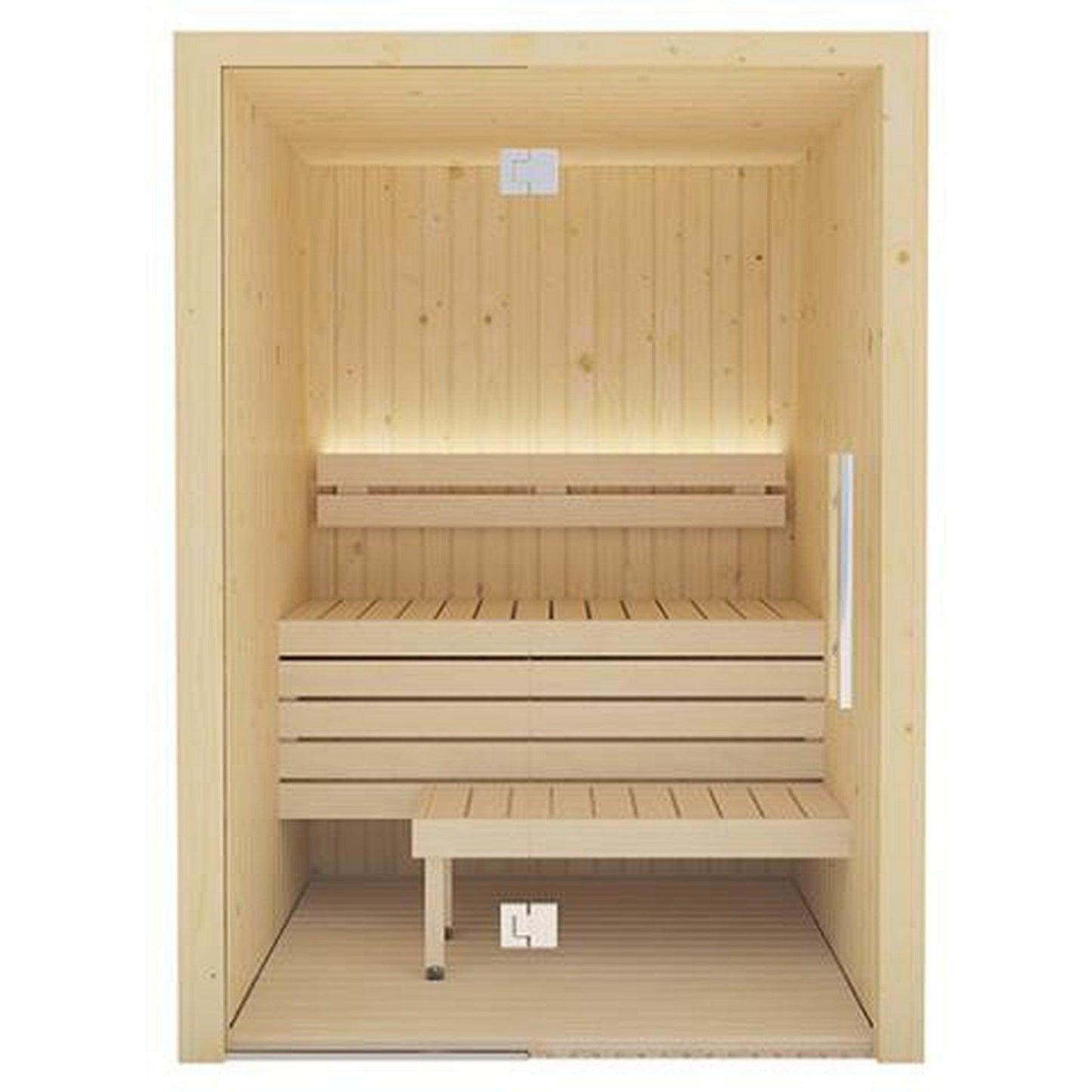 SaunaLife XPERIENCE Series Model X2 Indoor Home Sauna DIY Kit With LED Light System (1-2-Person)