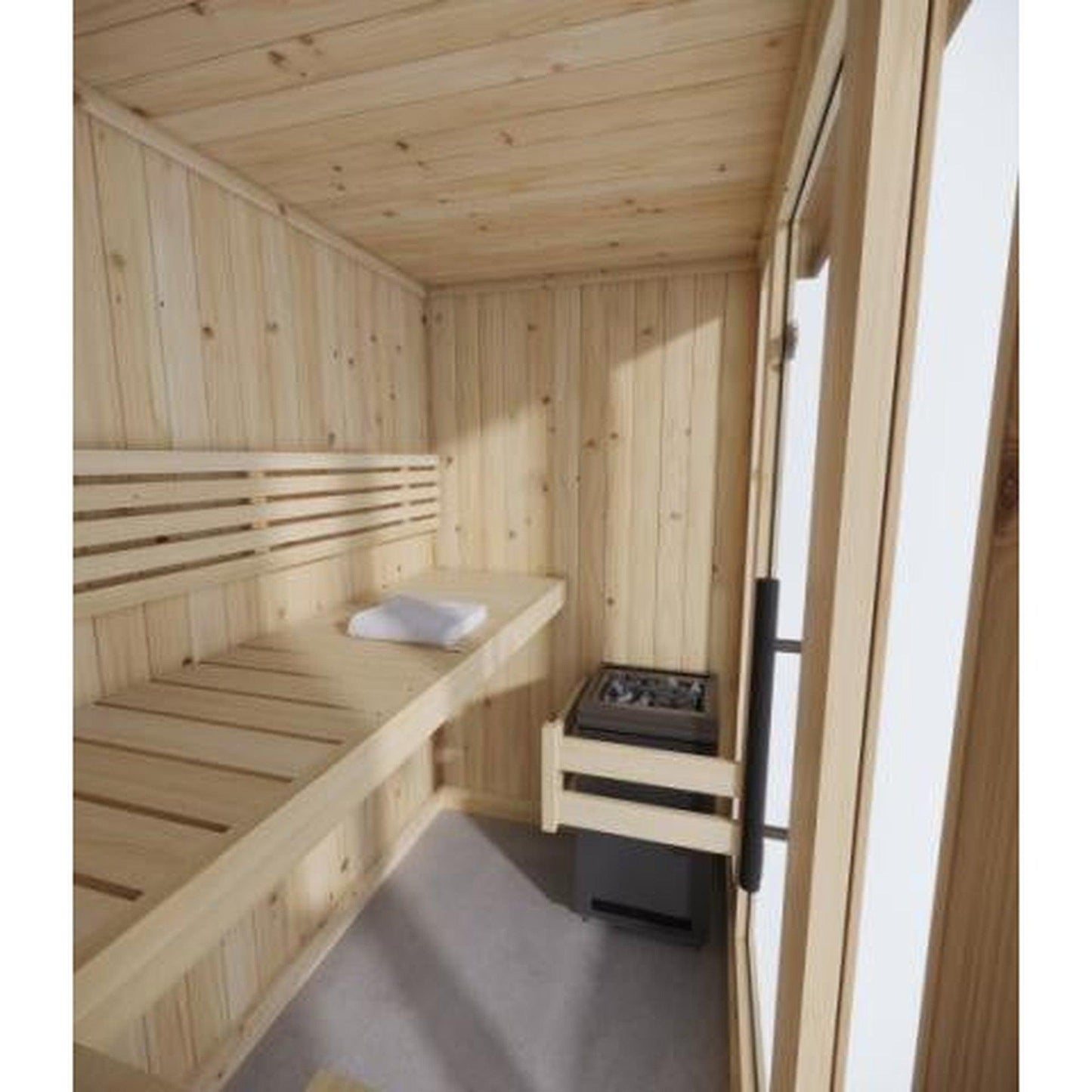 SaunaLife XPERIENCE Series Model X6 Indoor Home Sauna DIY Kit With LED Light System (2 to 3-Person)