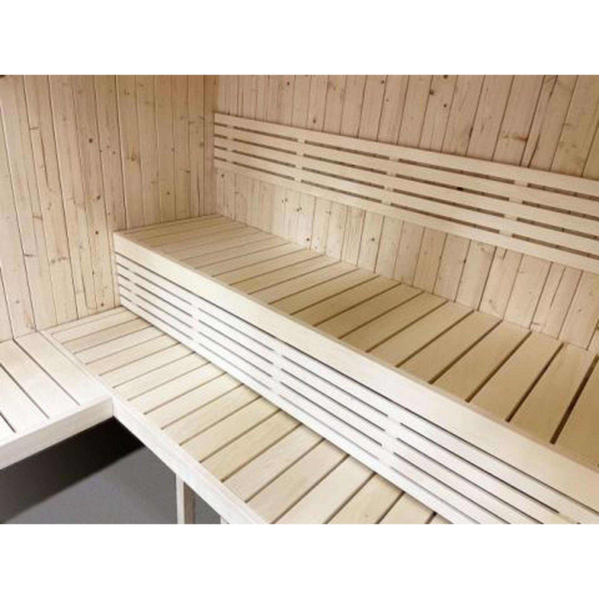 SaunaLife XPERIENCE Series Model X7 Indoor Home Sauna DIY Kit With LED Light System (Up to 6-Person)