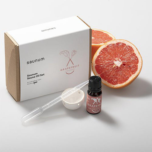 Saunum 10mL Grapefruit Aroma Oil with Reservoir Set
