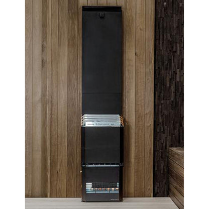 Saunum Air 7 Nordic Black WiFi Sauna Heater Package