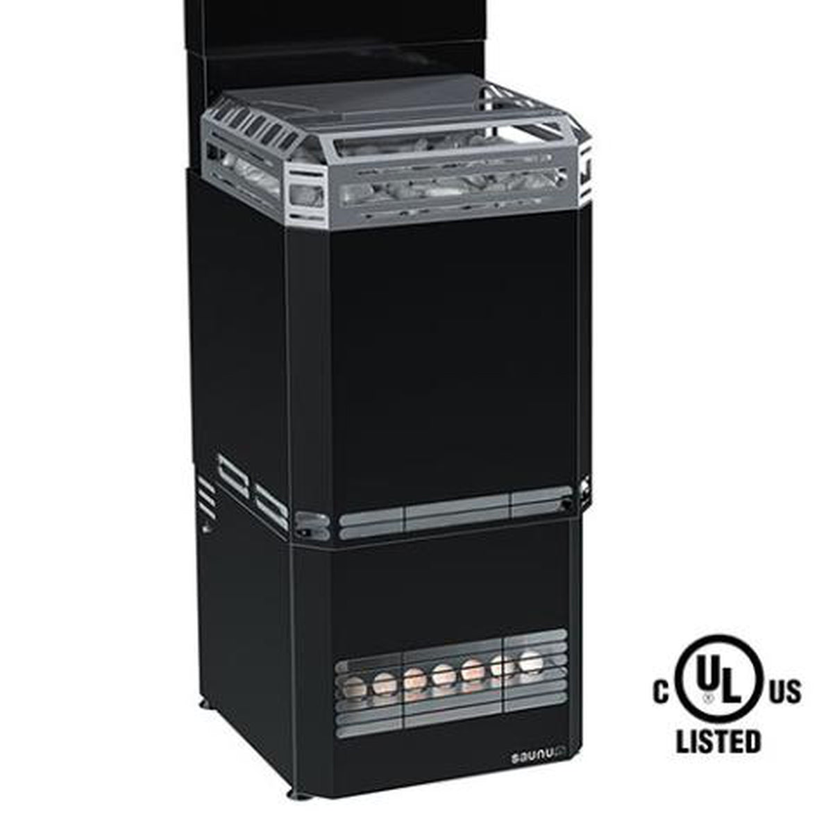 Saunum Air L 10 Nordic Black 10kW Sauna Heater with Climate Equalizer