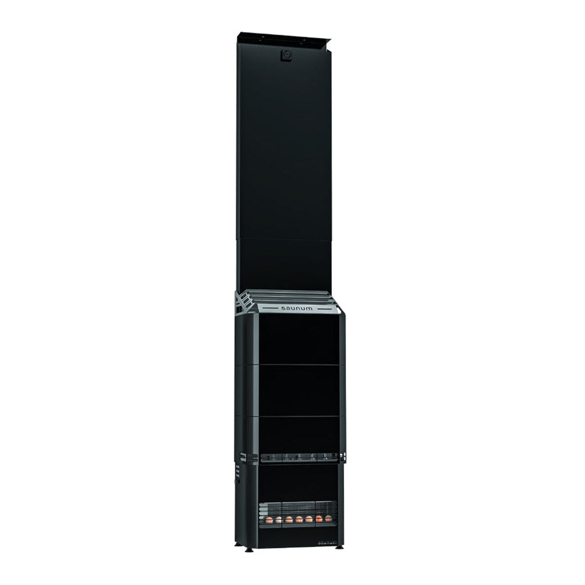Saunum Air L 10 Nordic Black 10kW Sauna Heater with Climate Equalizer