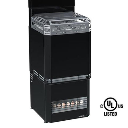 Saunum Air L 15 Nordic Black 15.2kW Sauna Heater with Climate Equalizer
