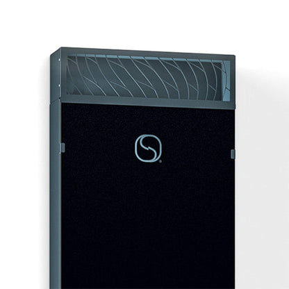 Saunum AirSolo Series Stainless Steel Adjustable Height In-Wall Sauna Temp & Steam Equalizer