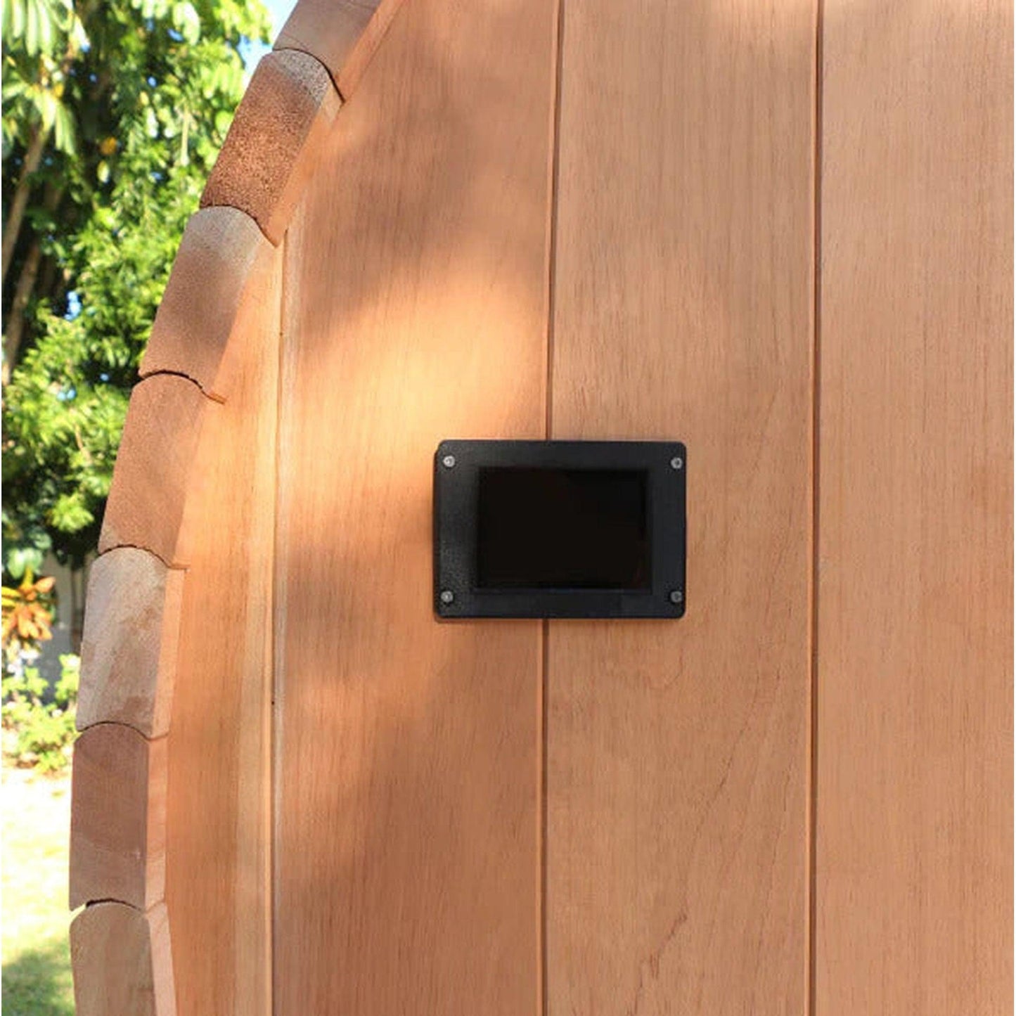 Scandia Manufacturing 6' x 4' x 6' Classic Electric Barrel Sauna Kit With Glass Door
