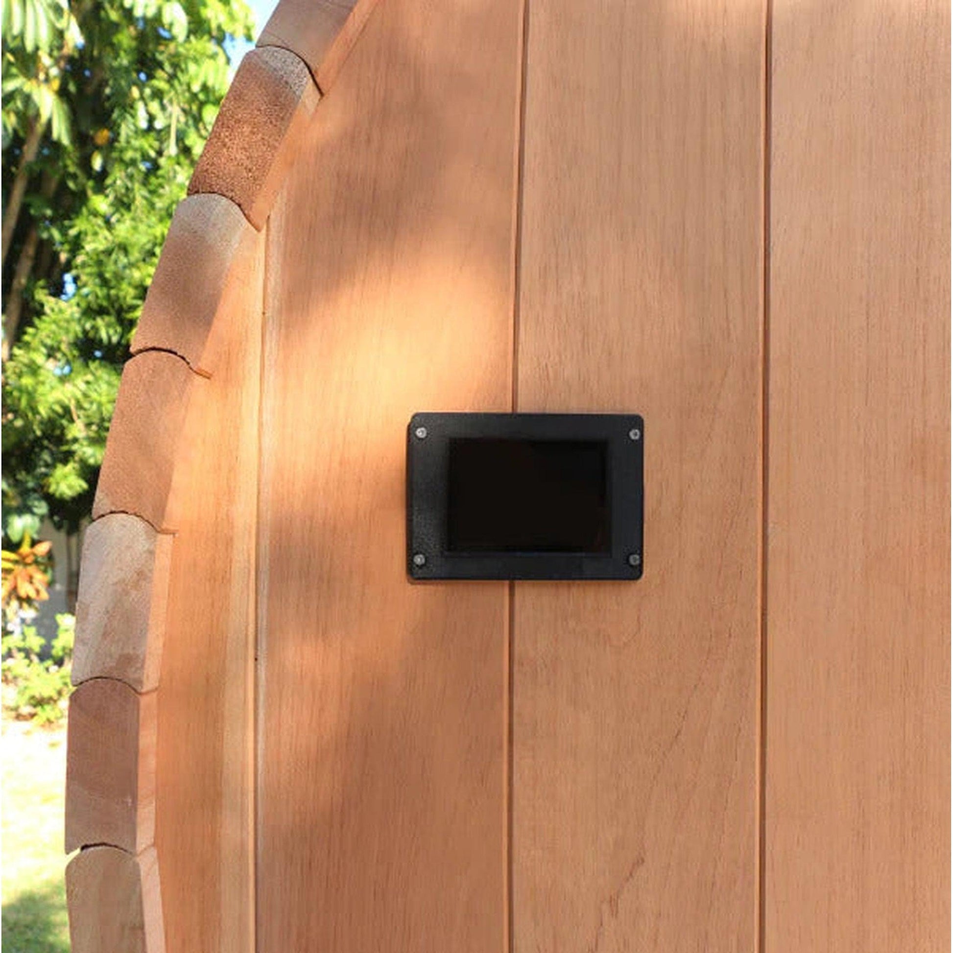 Scandia Manufacturing 6' x 4' x 6' Classic Electric Barrel Sauna Kit With Glass Door