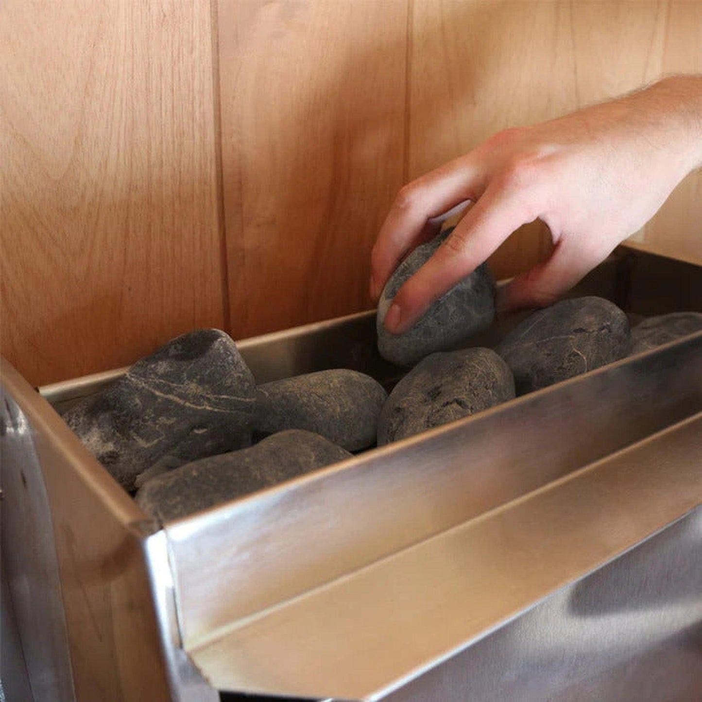 Scandia Manufacturing 6' x 5' x 6' Classic Electric Barrel Sauna Kit With Glass Door