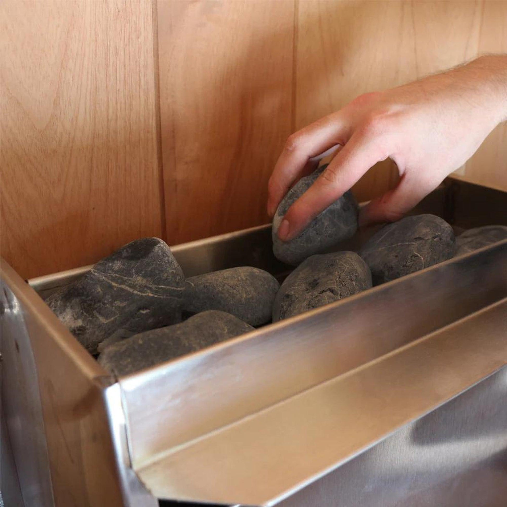 Scandia Manufacturing 6' x 7' x 6' Canopy Electric Barrel Sauna Kit With Wooden Door