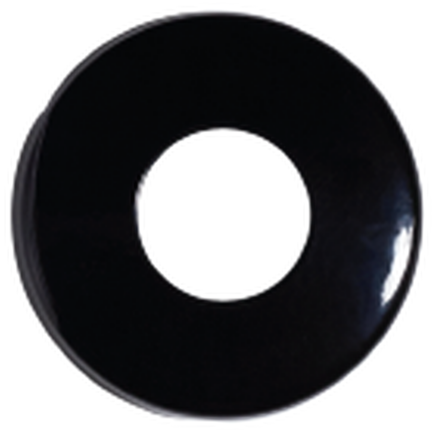 Seachrome Conorado 700 Series Black Semi Gloss Powder Coat 1.5" Diameter Exposed Mounting Flange Door Bumper / Coat Hanger