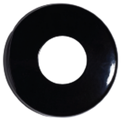 Seachrome Conorado 700 Series Black Semi Gloss Powder Coat 1.5" Diameter Exposed Mounting Flange Door Bumper / Coat Hanger