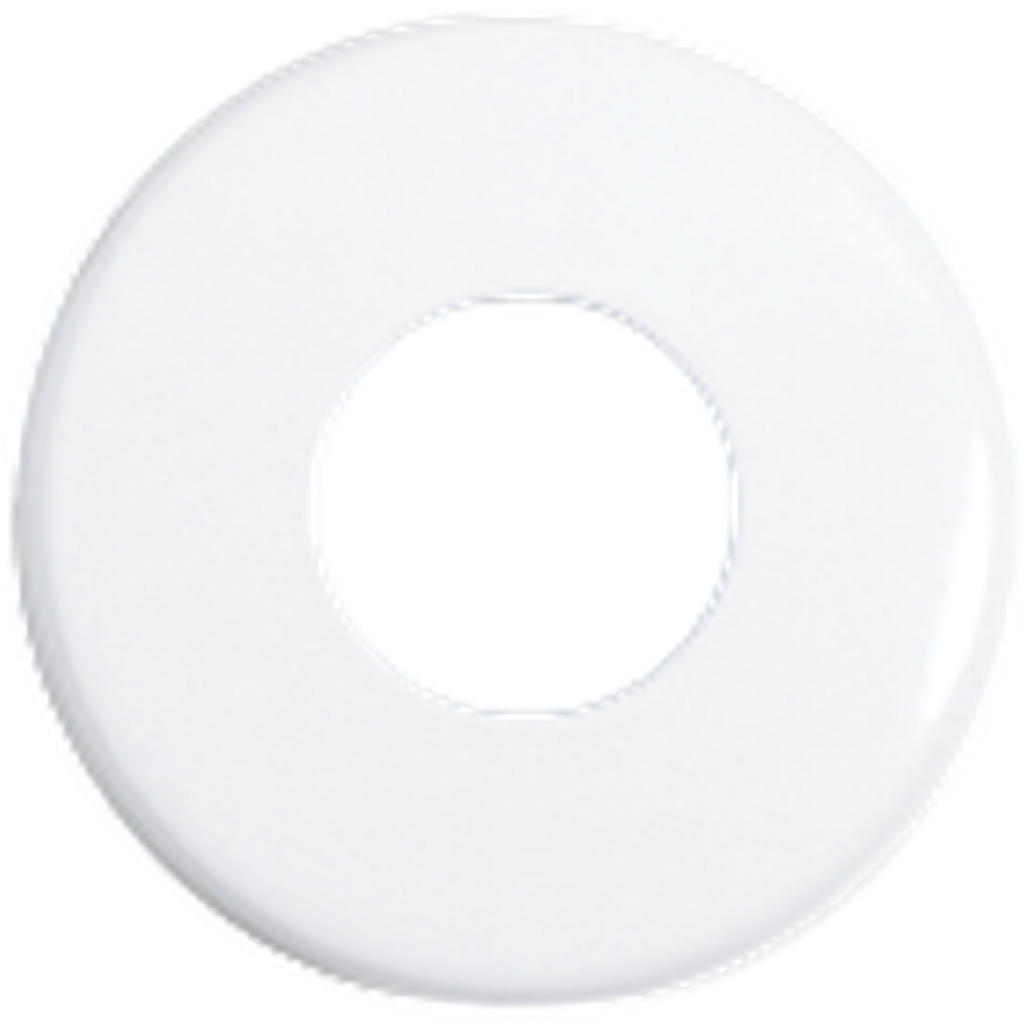 Seachrome Conorado 700 Series Matte White Powder Coat 1.5" Diameter Exposed Mounting Flange Door Bumper / Coat Hanger