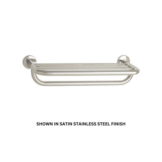 Seachrome Conorado Series 18" Polished Stainless Steel Towel Shelf and Bar