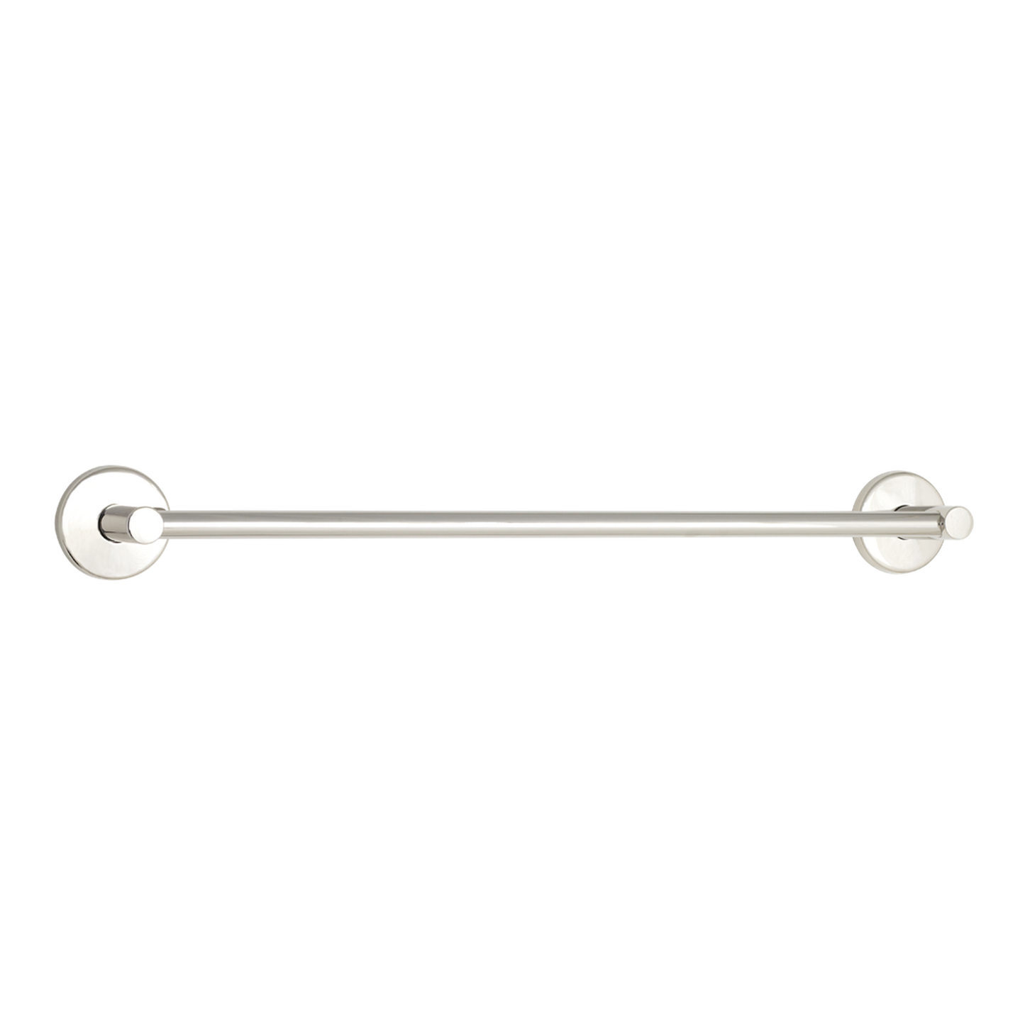 Seachrome Conorado Series 18" Satin Stainless Steel Concealed Mounting Flange Single Towel Bar