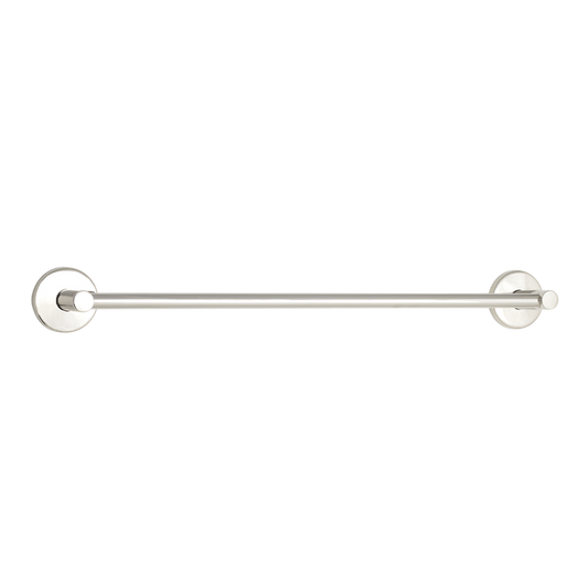 Seachrome Conorado Series 18" Satin Stainless Steel Concealed Mounting Flange Single Towel Bar