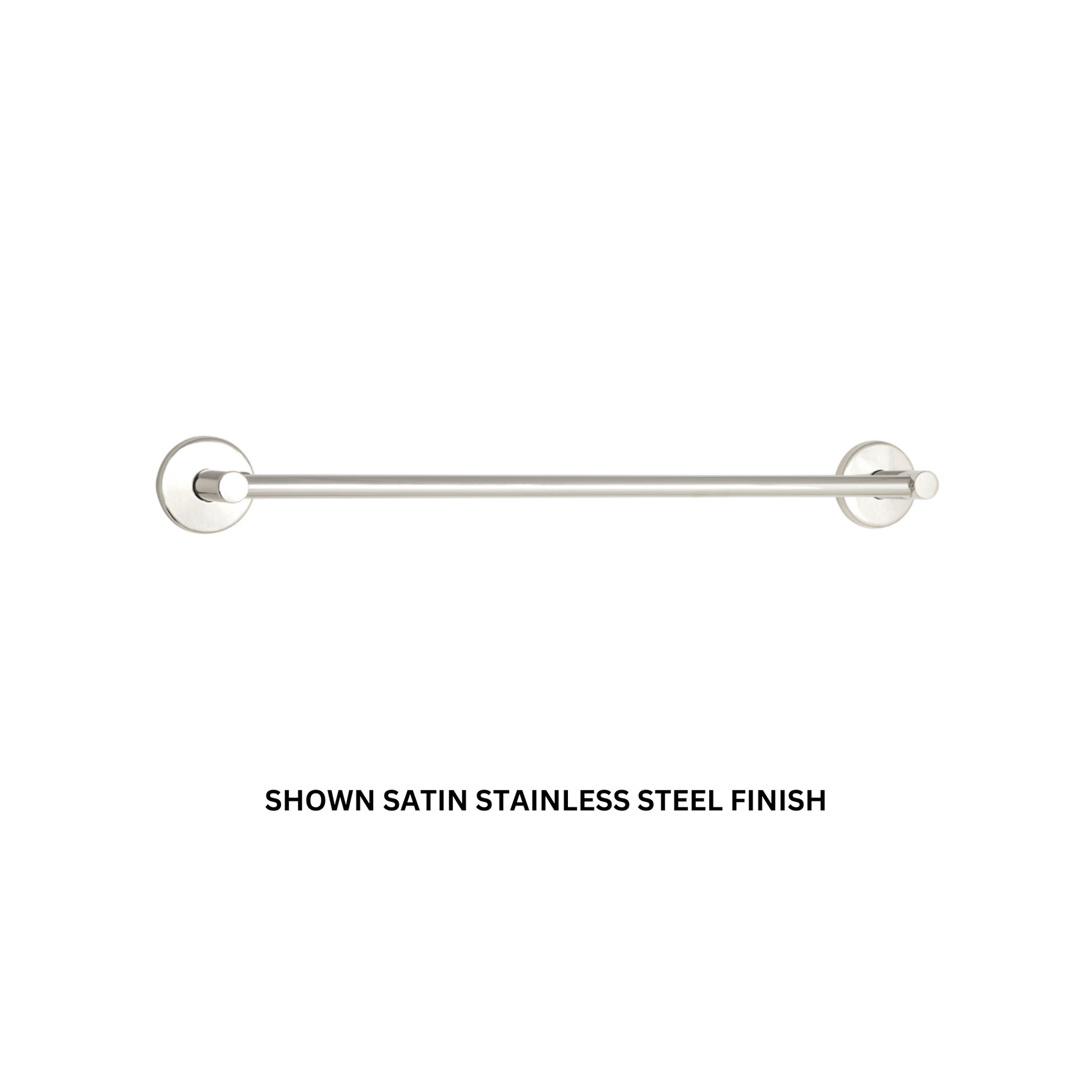 Seachrome Conorado Series 24" Bronze Powder Coat Concealed Mounting Flange Single Towel Bar