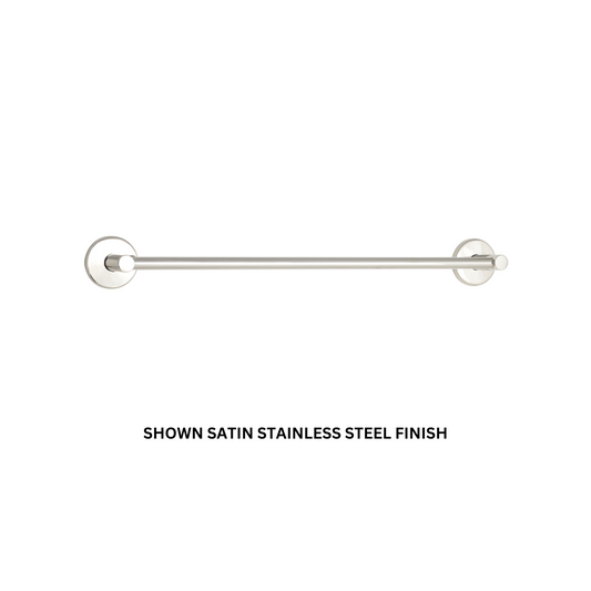 Seachrome Conorado Series 24" Bronze Powder Coat Concealed Mounting Flange Single Towel Bar