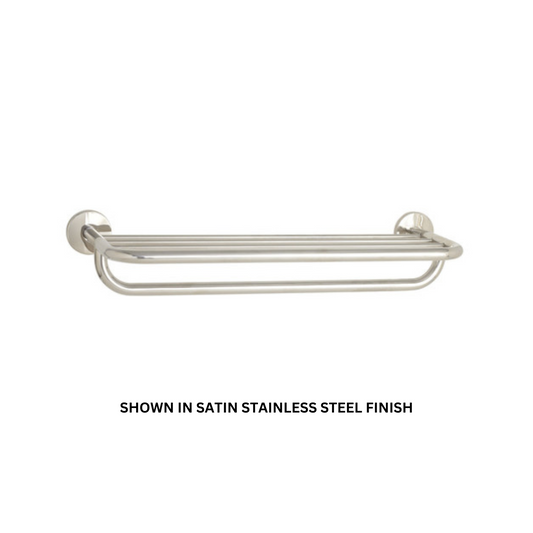 Seachrome Conorado Series 24" Bronze Powder Coat Towel Shelf and Bar