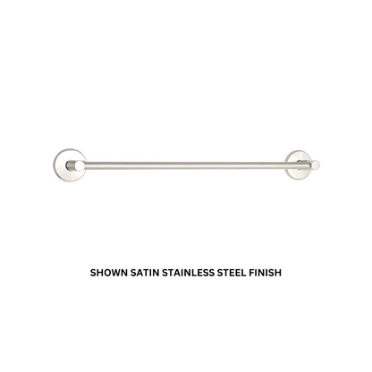 Seachrome Conorado Series 24" Satin Brass Powder Coat Concealed Mounting Flange Single Towel Bar