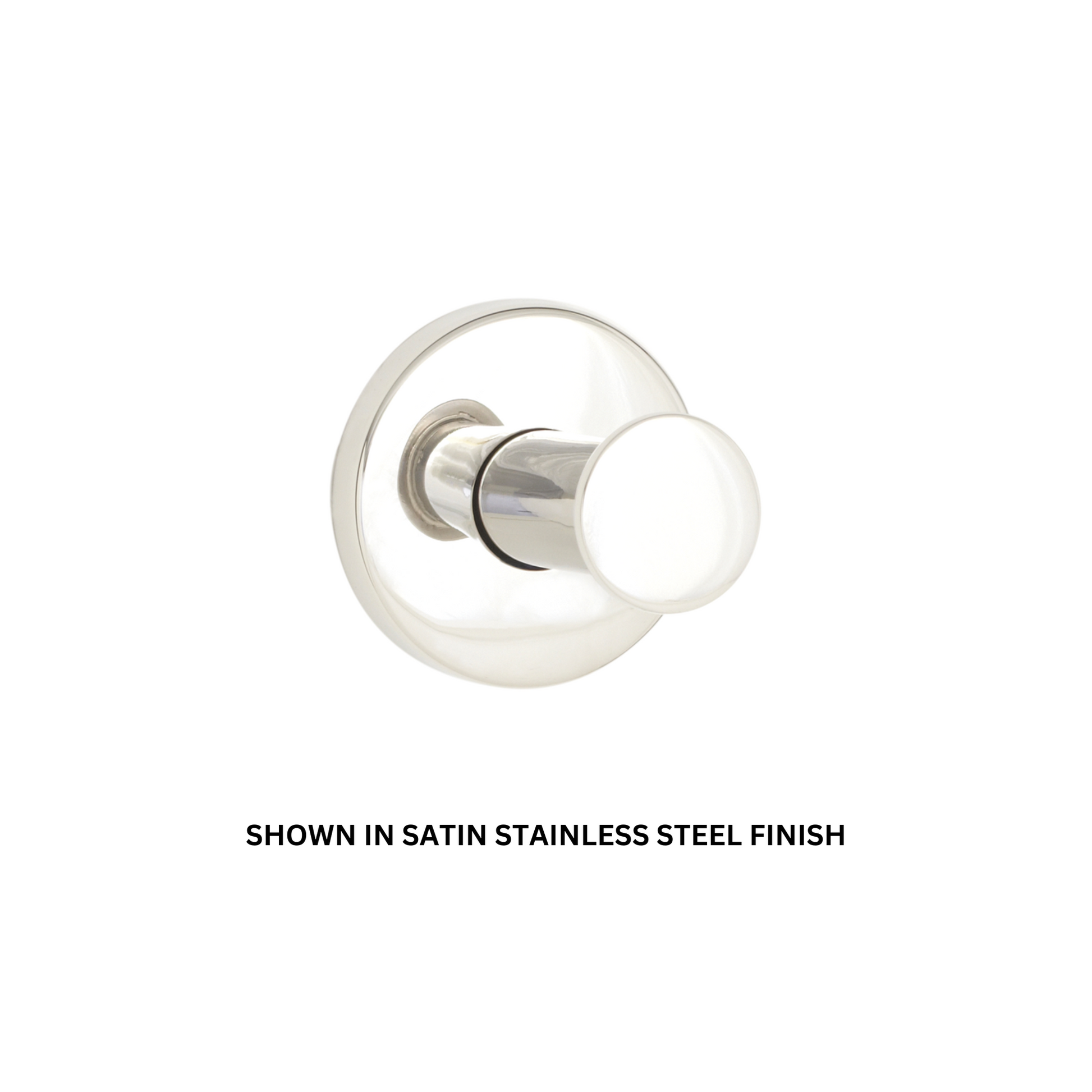 Seachrome Conorado Series 2.5" Almond Powder Coat Concealed Mounting Flange Single Robe Hook