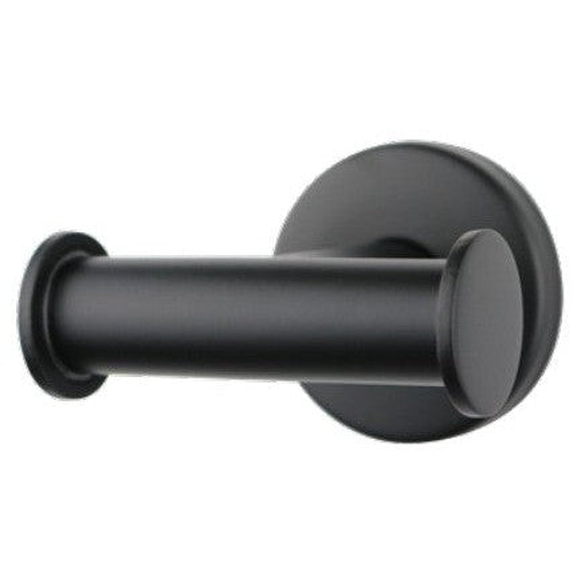 Seachrome Conorado Series 3.5" Matte Black Powder Coat Concealed Mounting Flange Double Robe Hook