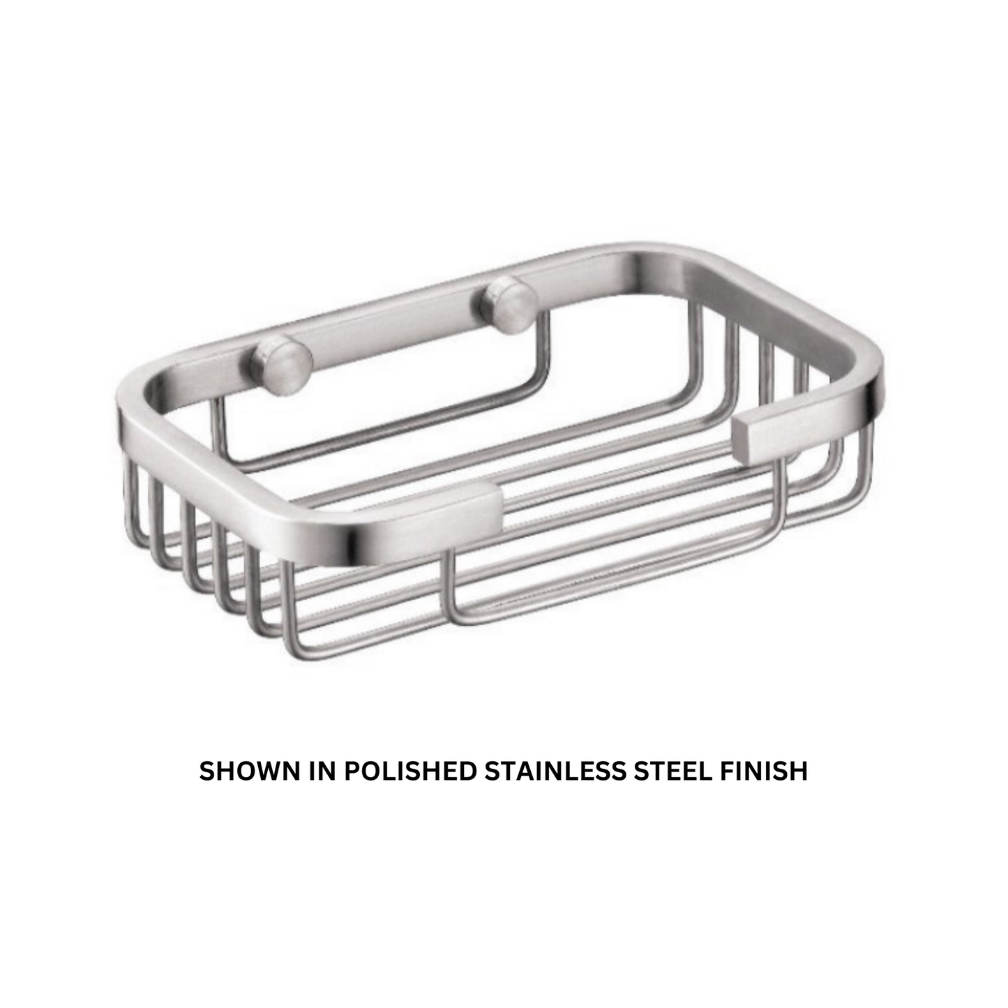 Seachrome Conorado Series 4" Satin Stainless Steel Shower Wire Soap Basket