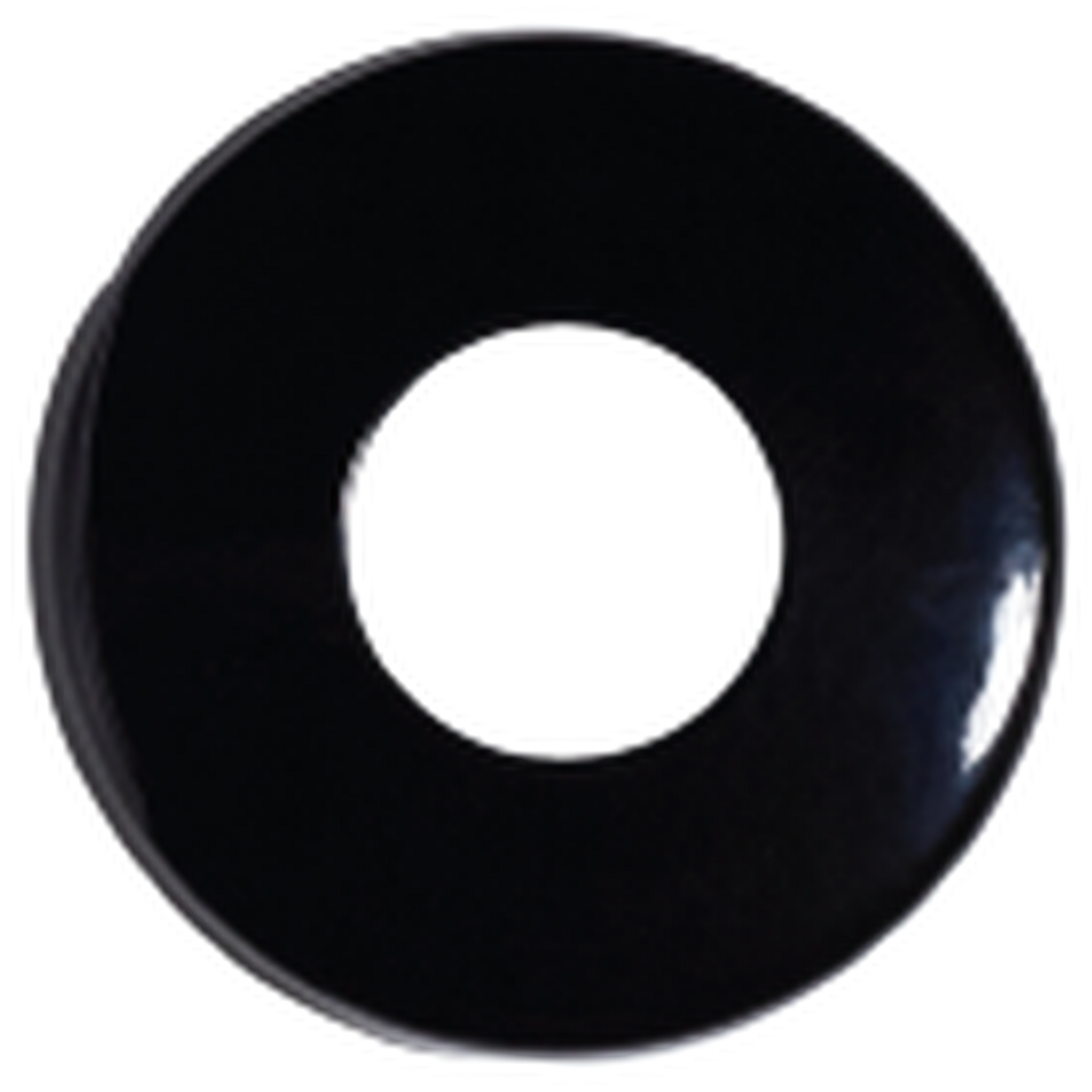 Seachrome Conorado Series Black Semi Gloss Powder Coat 1.5" Diameter Exposed Mounting Flange Door Bumper