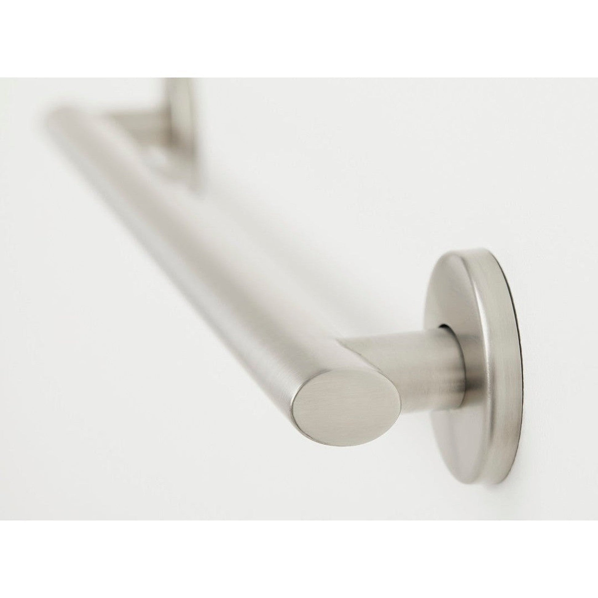 Seachrome Coronado 12" Polished Stainless Steel 1.5" Concealed Flanges Oval Grab Bar