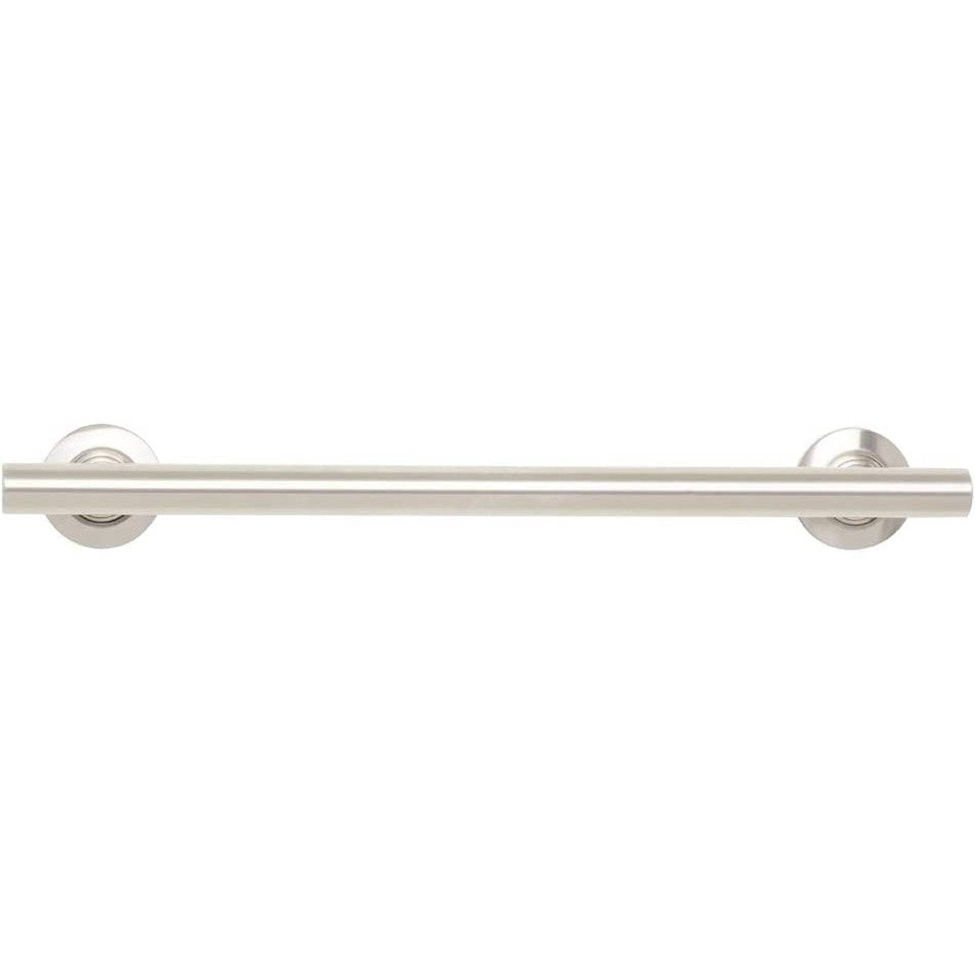 Seachrome Coronado 12" Satin Stainless Steel Wall Mount Bathroom Shower Grab Bar, 1.5" Diameter, ADA Compliant