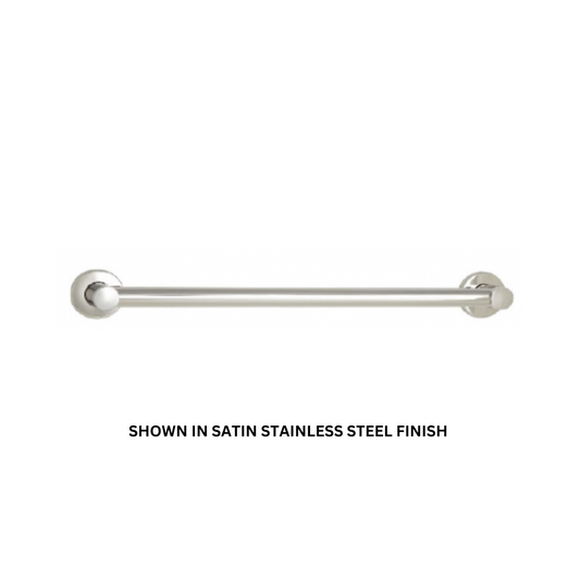 Seachrome Coronado 48" Polished Stainless Steel 1.25" Diameter and 1.5" Post Concealed Flange Grab Bar