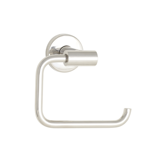 Seachrome Coronado 7" W x 6" H Polished Stainless Steel Concealed Mounting Flange Paper Holder and Towel Ring