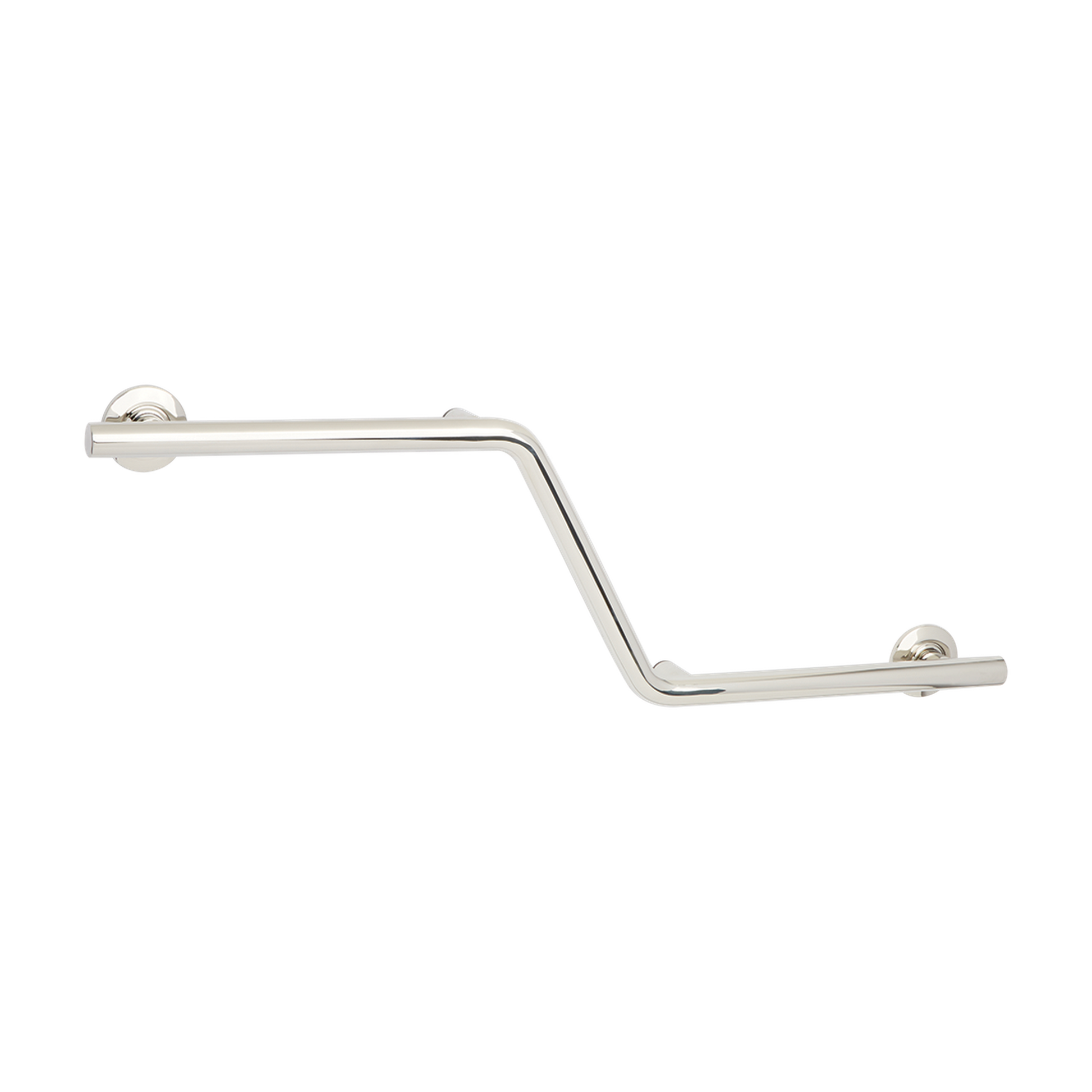 Seachrome Lifestyle & Wellness 16" Almond Wrinkle Powder Coat 1.25 Diameter Concealed Flange Right-Handed Configuration Zuma Grab Bar