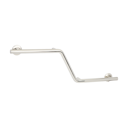 Seachrome Lifestyle & Wellness 16" Almond Wrinkle Powder Coat 1.25 Diameter Concealed Flange Right-Handed Configuration Zuma Grab Bar