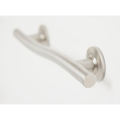 Seachrome Lifestyle & Wellness 18" Satin Stainless Steel 1.25 Diameter Concealed Flange Wave Grab Bar