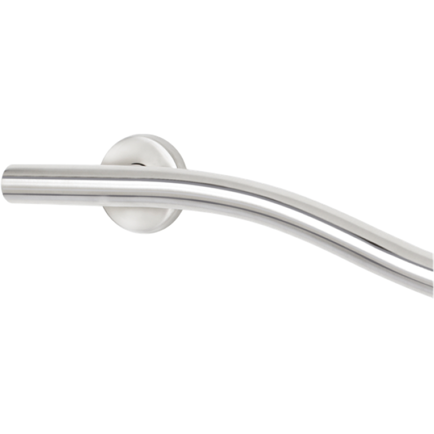 Seachrome Lifestyle & Wellness 24" Polished Stainless Steel 1.25 Diameter Concealed Flange Wave Grab Bar