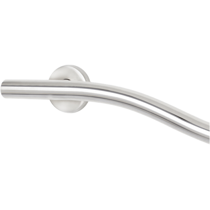 Seachrome Lifestyle & Wellness 24" Polished Stainless Steel 1.25 Diameter Concealed Flange Wave Grab Bar