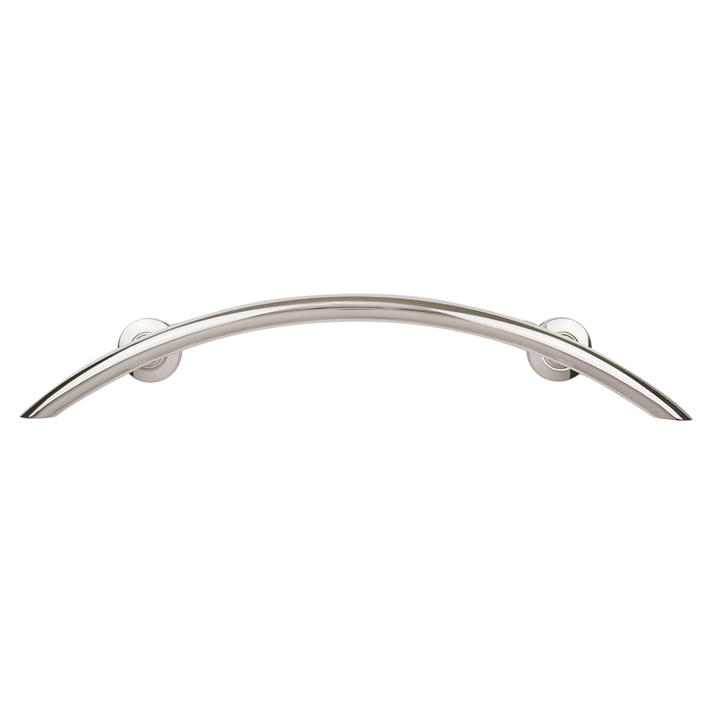 Seachrome Lifestyle & Wellness 30" Polished Stainless Steel 1.25 Diameter Concealed Flange Crescent Grab Bar