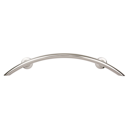 Seachrome Lifestyle & Wellness 30" Polished Stainless Steel 1.25 Diameter Concealed Flange Crescent Grab Bar