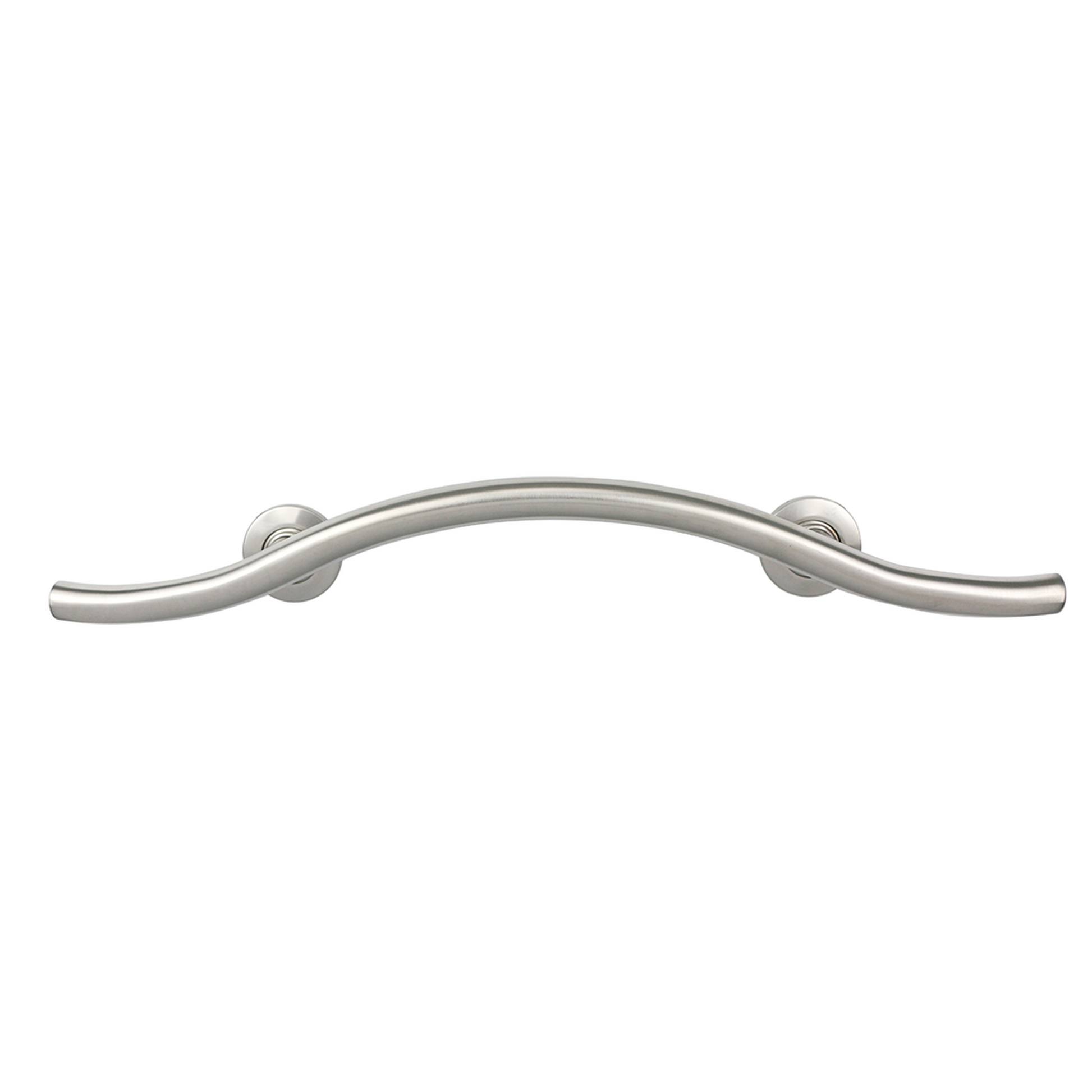 Seachrome Lifestyle & Wellness 30" Satin Stainless Steel 1.25 Diameter Concealed Flange Maverick Double Arched Grab Bar
