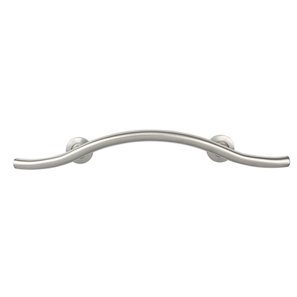 Seachrome Lifestyle & Wellness 30" Satin Stainless Steel 1.25 Diameter Concealed Flange Maverick Double Arched Grab Bar